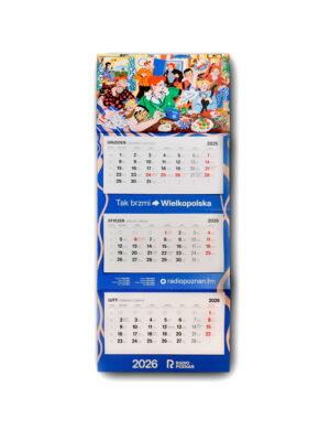 Kalendarz ścienny Radio Poznań