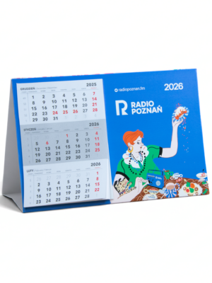 Kalendarz biurkowy 2026 Radio Poznań