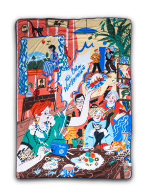 Koc ilustrowany Radio Poznań